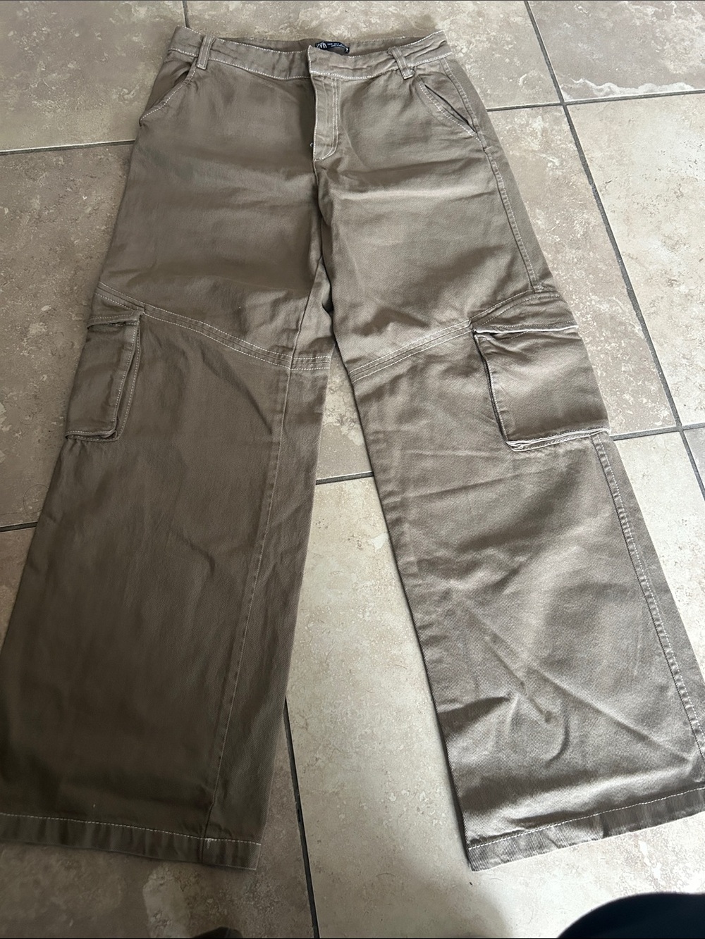 Women wide leg cargo pants